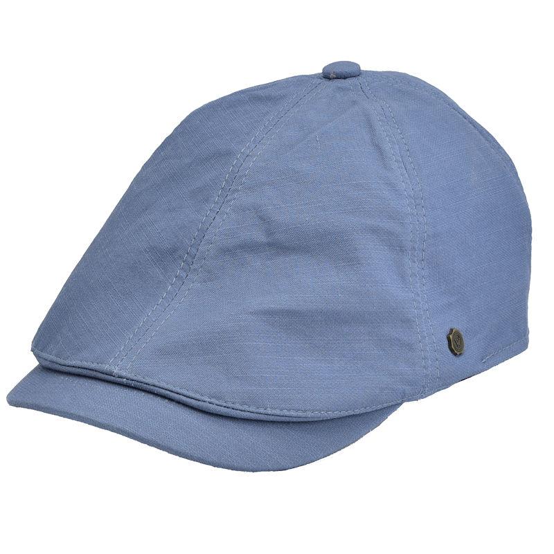 Schiebermütze Flatcap blau bis Größe 63